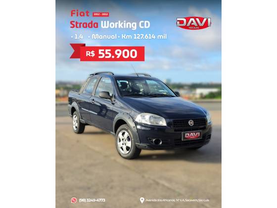 FIAT STRADA 1.4 MPI WORKING CD 8V FLEX 2P MANUAL